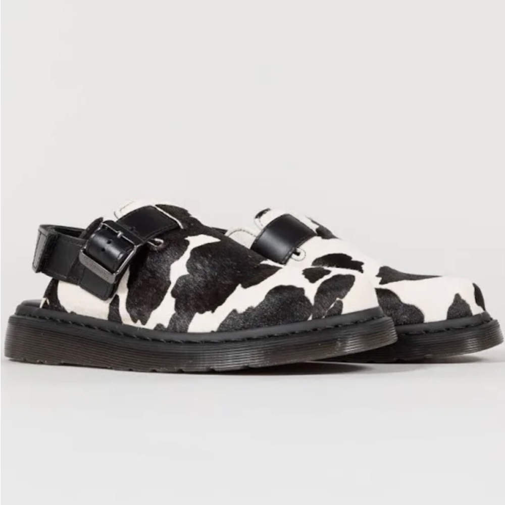 Dr. Martens Jorge II Clog in Black/White (cowhide), women’s size 9, men’s size 8